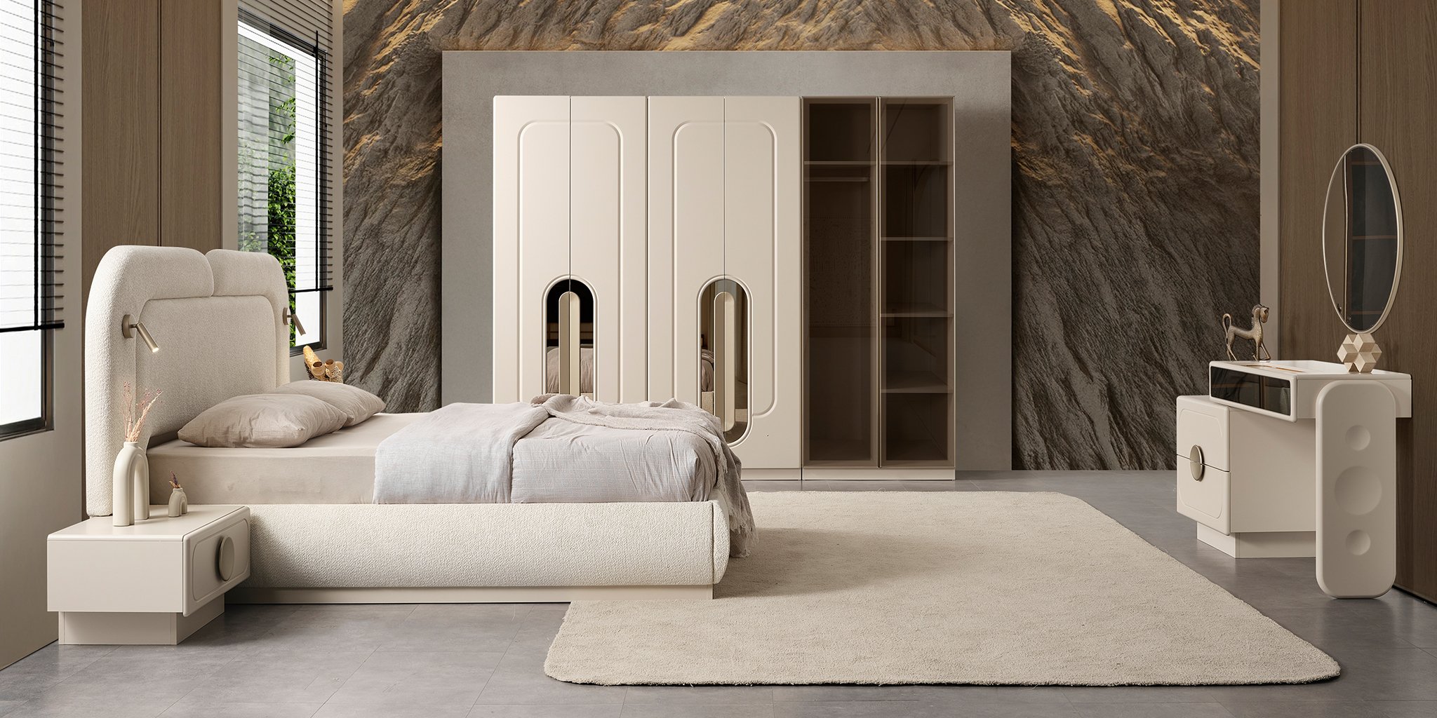 Loft Yatak Odası Takımı - İnegöl Mobilya
