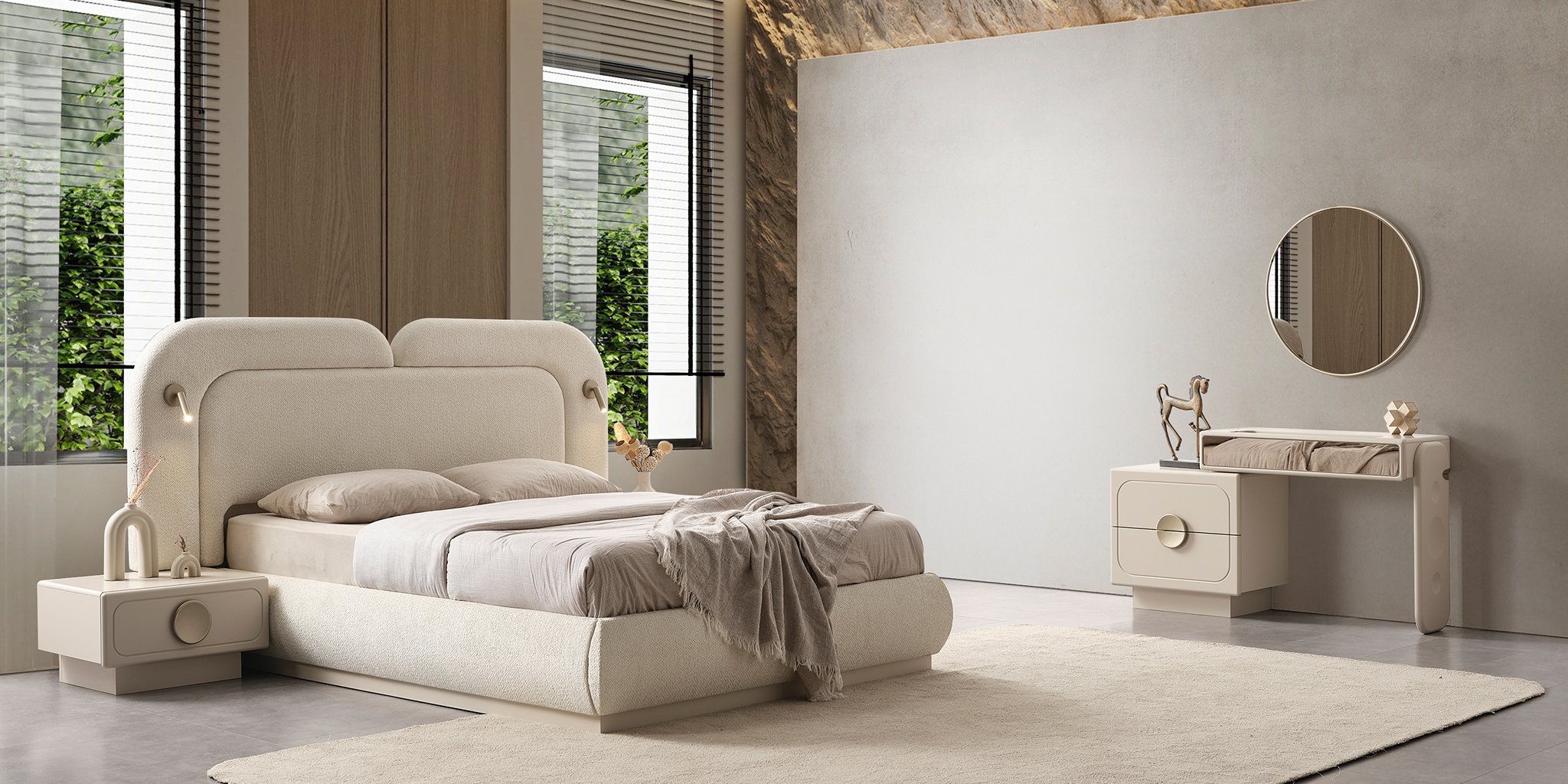 Loft Yatak Odası Takımı - İnegöl Mobilya