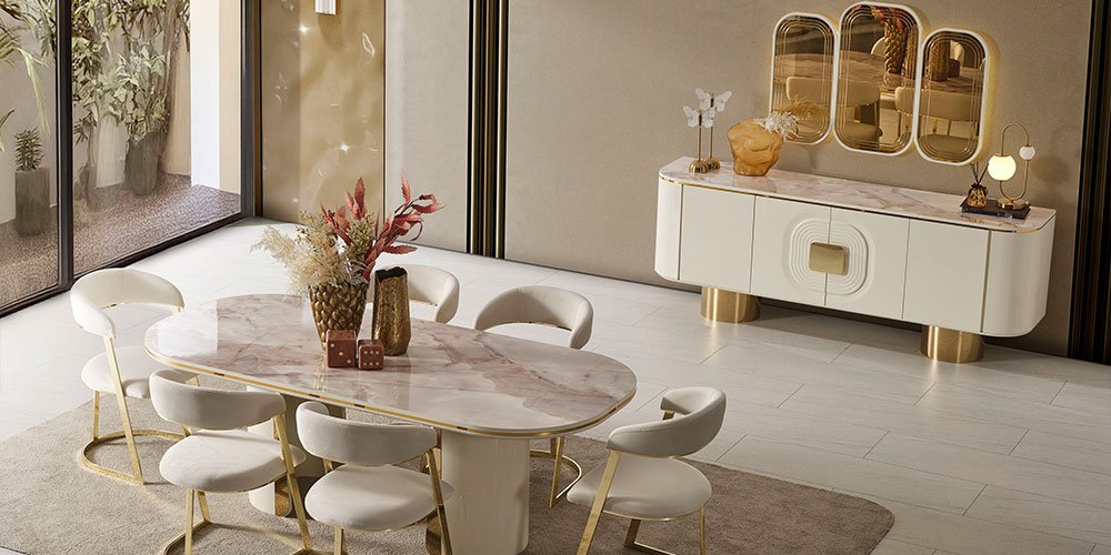 Farella Yemek Odası Takımı Luxury - İnegöl Mobilya