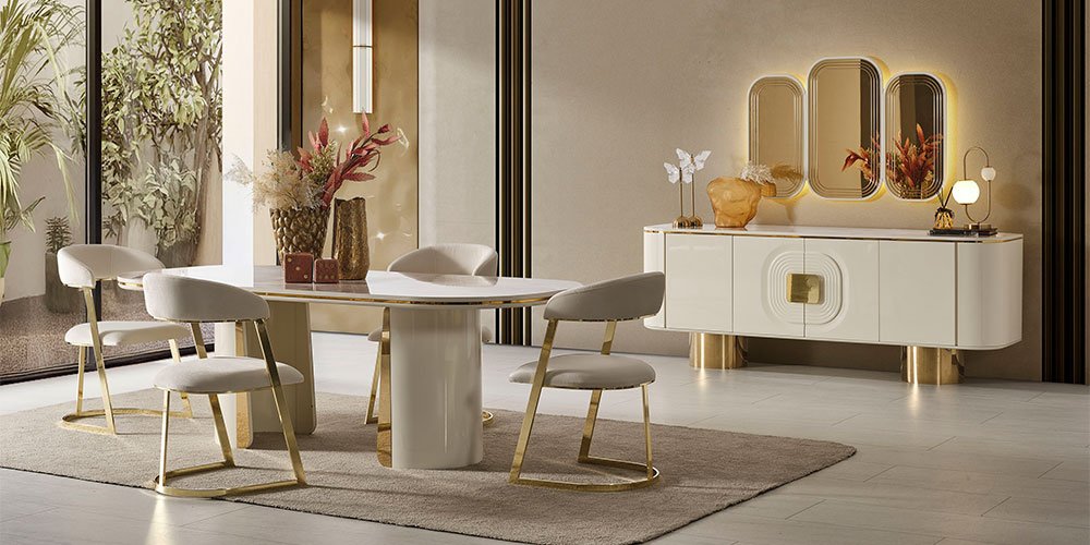 Farella Yemek Odası Takımı Luxury - İnegöl Mobilya