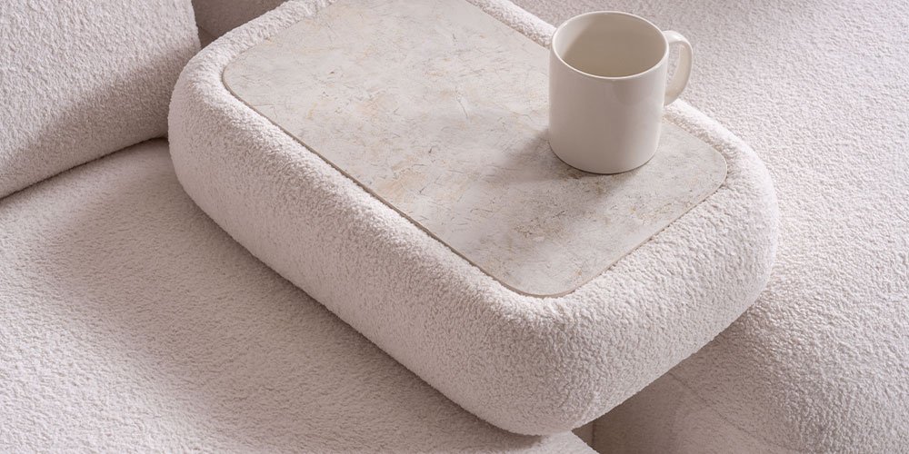 Loft Koltuk Takımı Beyaz - İnegöl Mobilya