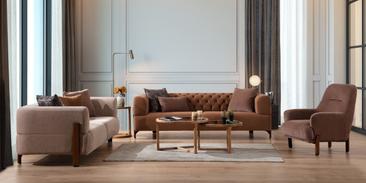 Cratos Wood Koltuk Takımı - İnegöl Mobilya