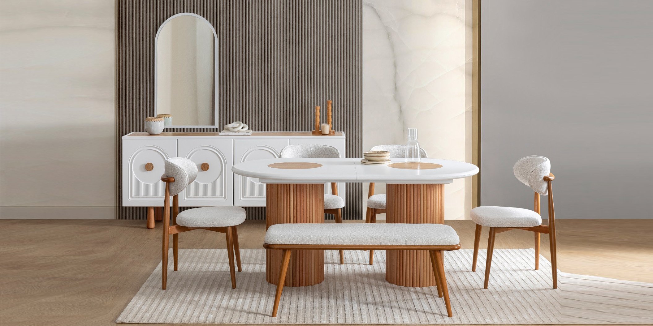 Lotus Soho Yemek Odası Takımı - İnegöl Mobilya