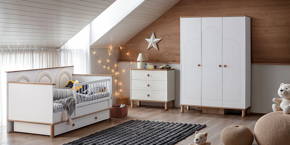 Boho Style Bebek Odası - İnegöl Mobilya
