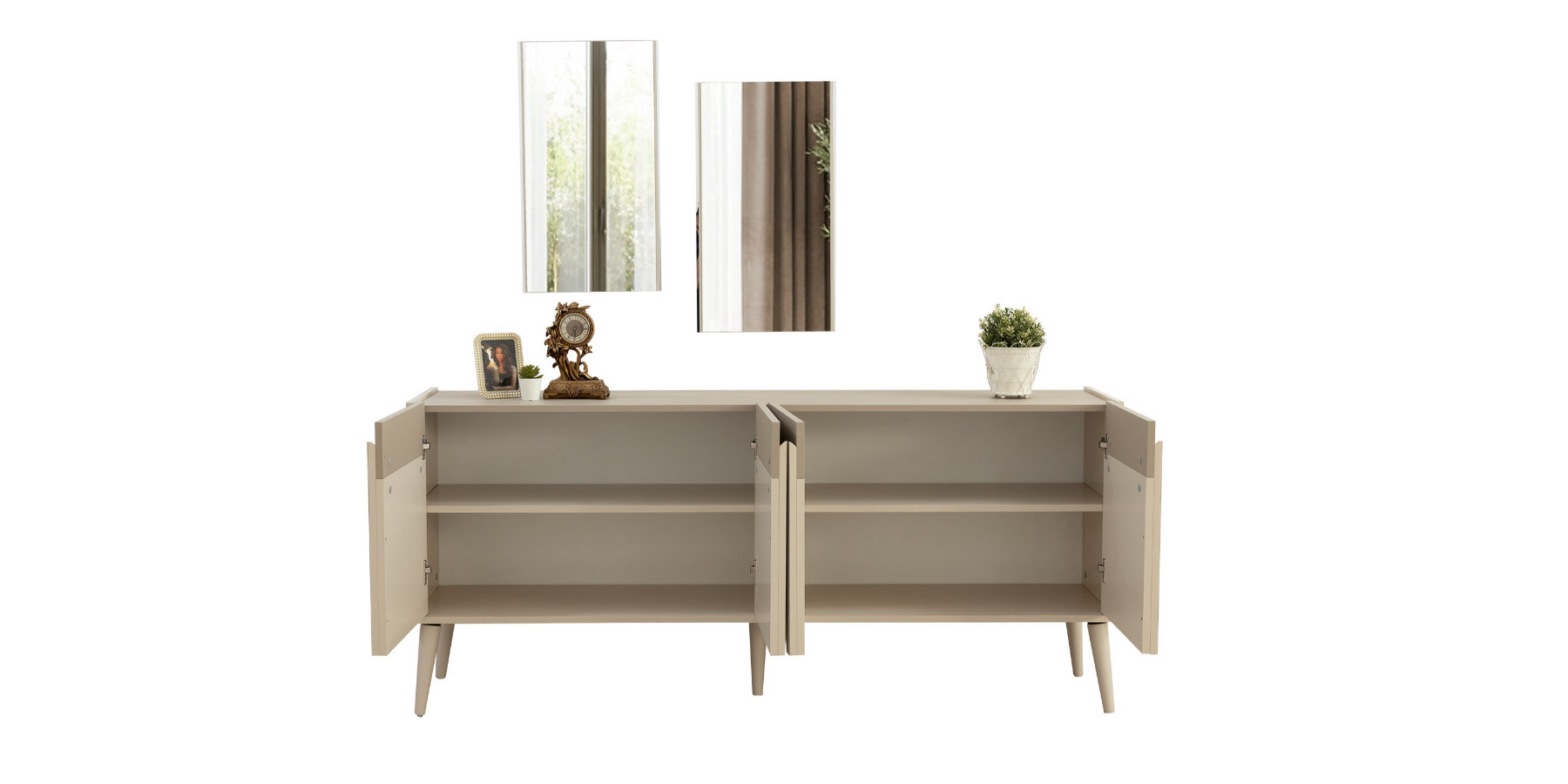 Loft Krem Yemek Odası Takımı - İnegöl Mobilya