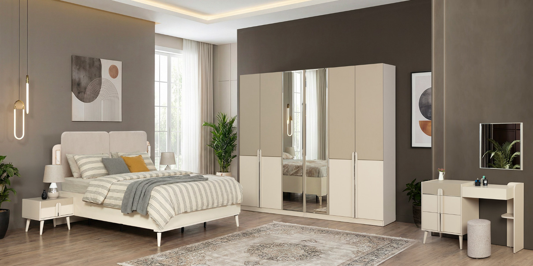 Loft Yatak Odası Takımı - İnegöl Mobilya