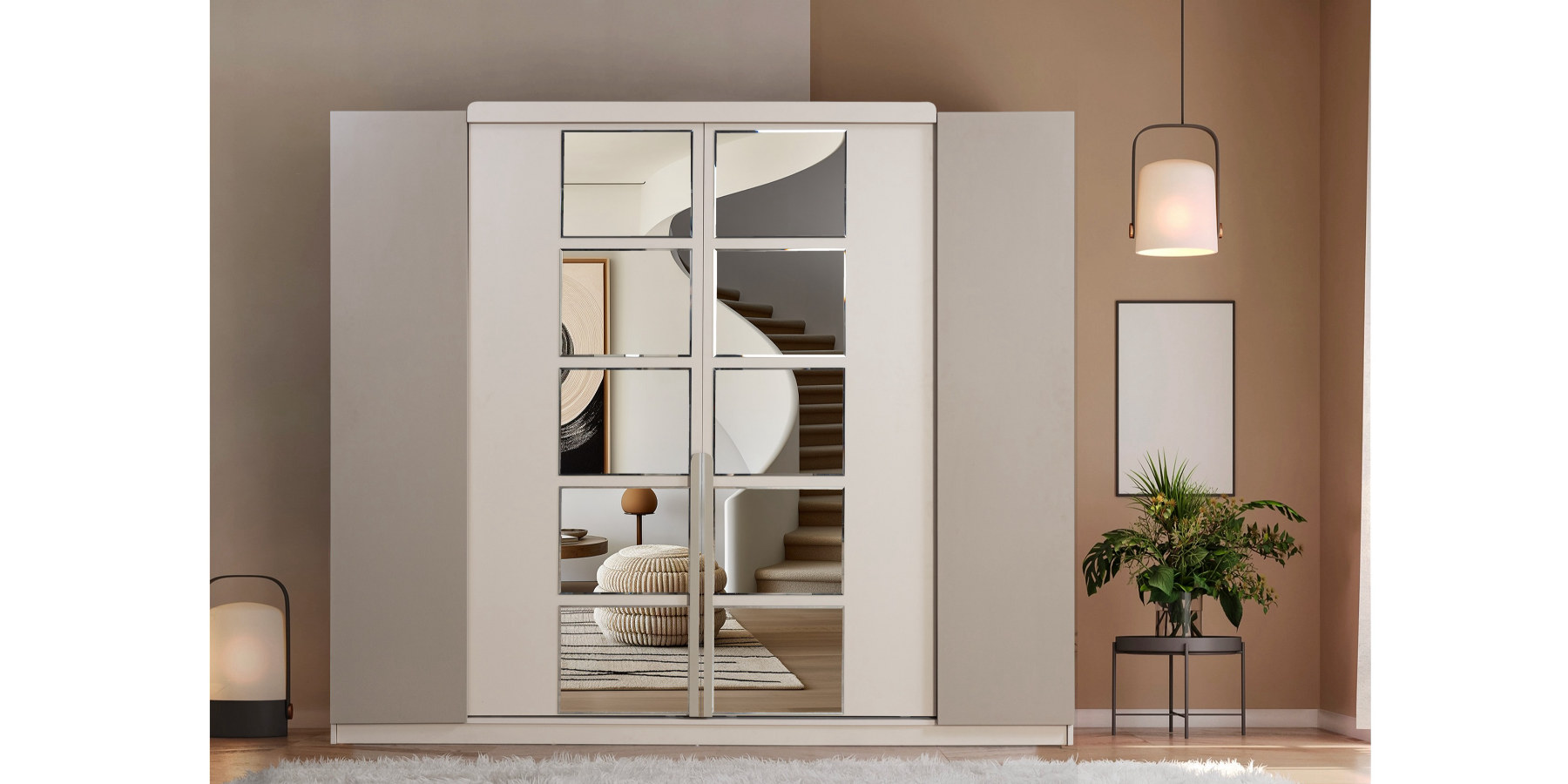 Loft Sürgülü Yatak Odası Takımı - İnegöl Mobilya