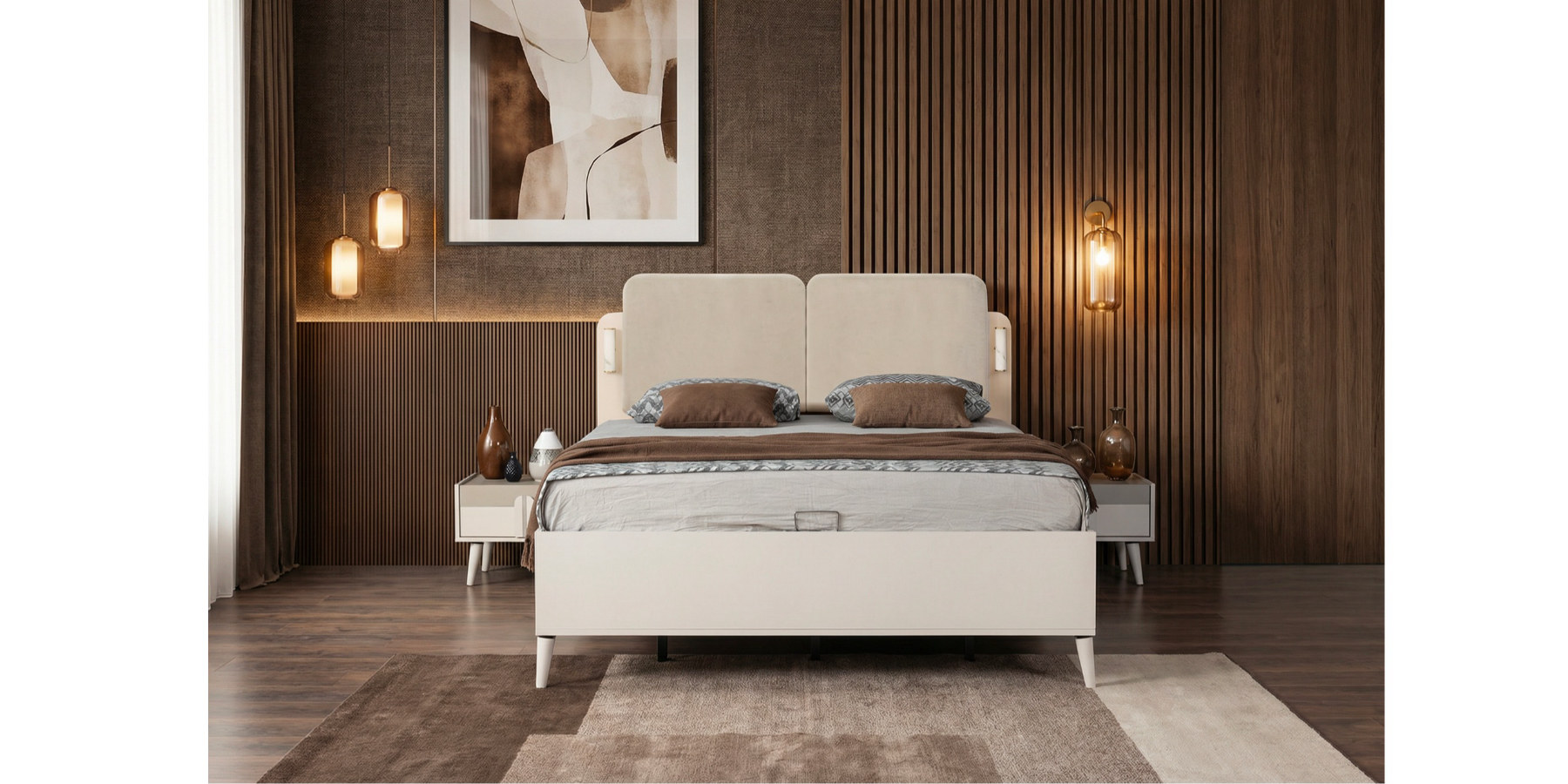 Loft Sürgülü Yatak Odası Takımı - İnegöl Mobilya