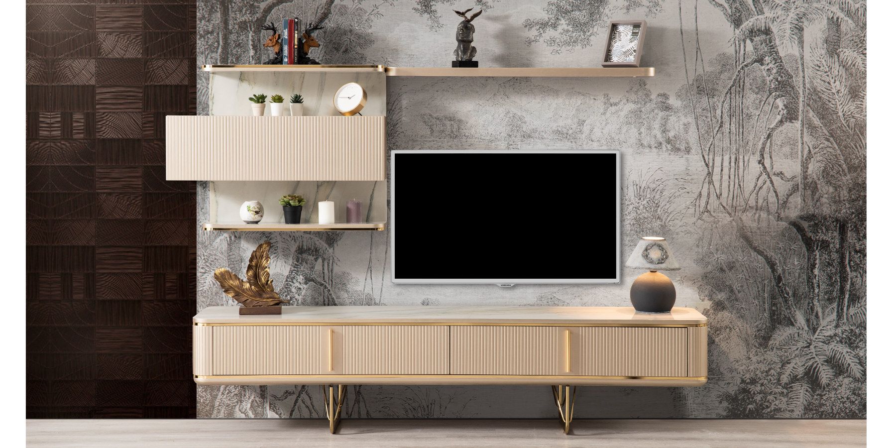 Paris Gold Yemek Odası Takımı - İnegöl Mobilya