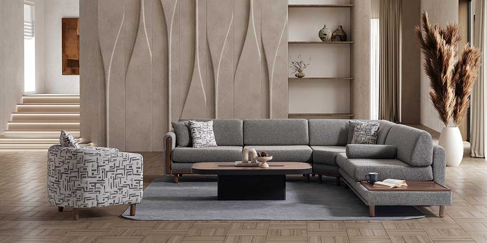 Elegant Köşe Koltuk Takımı - İnegöl Mobilya