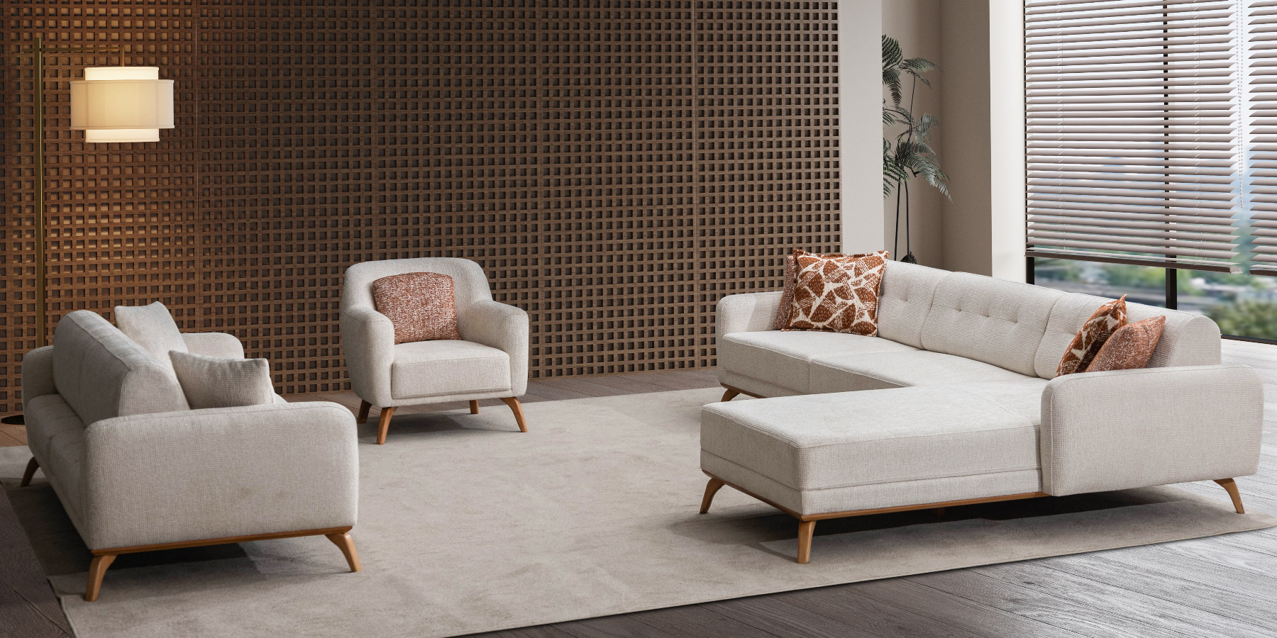 Loft Relax Köşe Koltuk Takımı - İnegöl Mobilya