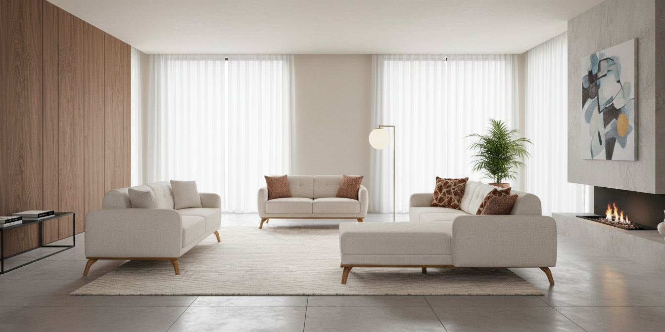 Loft Relax Köşe Koltuk Takımı - İnegöl Mobilya