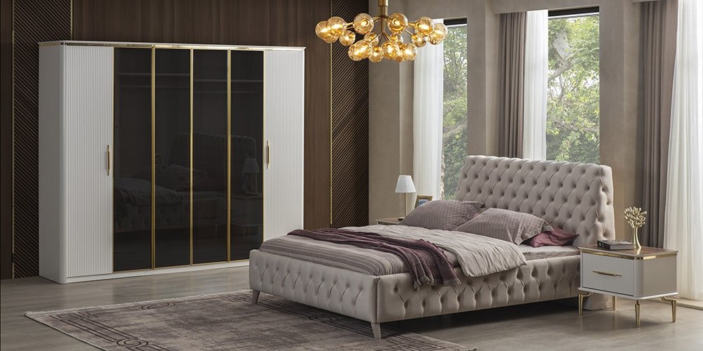 Royal Gold Yatak Odası Takımı - İnegöl Mobilya