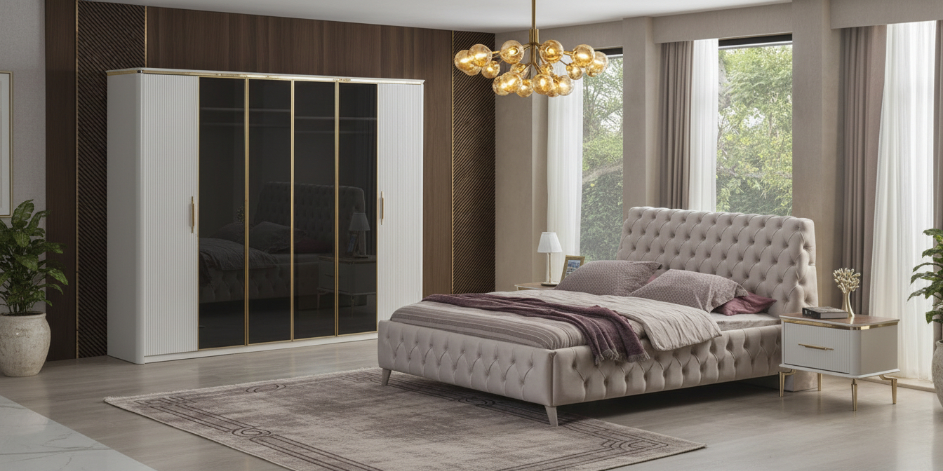 Royal Gold Yatak Odası Takımı - İnegöl Mobilya