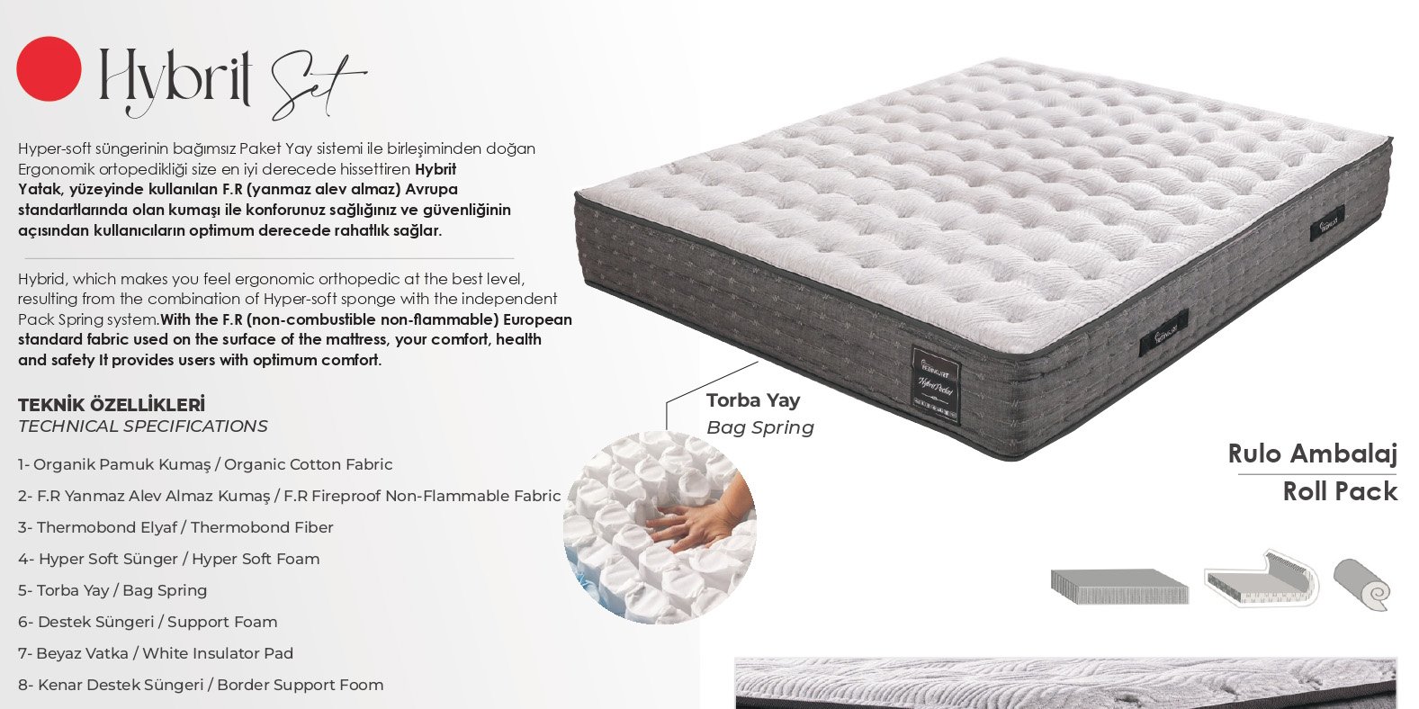 Hybrid Yatak - İnegöl Mobilya