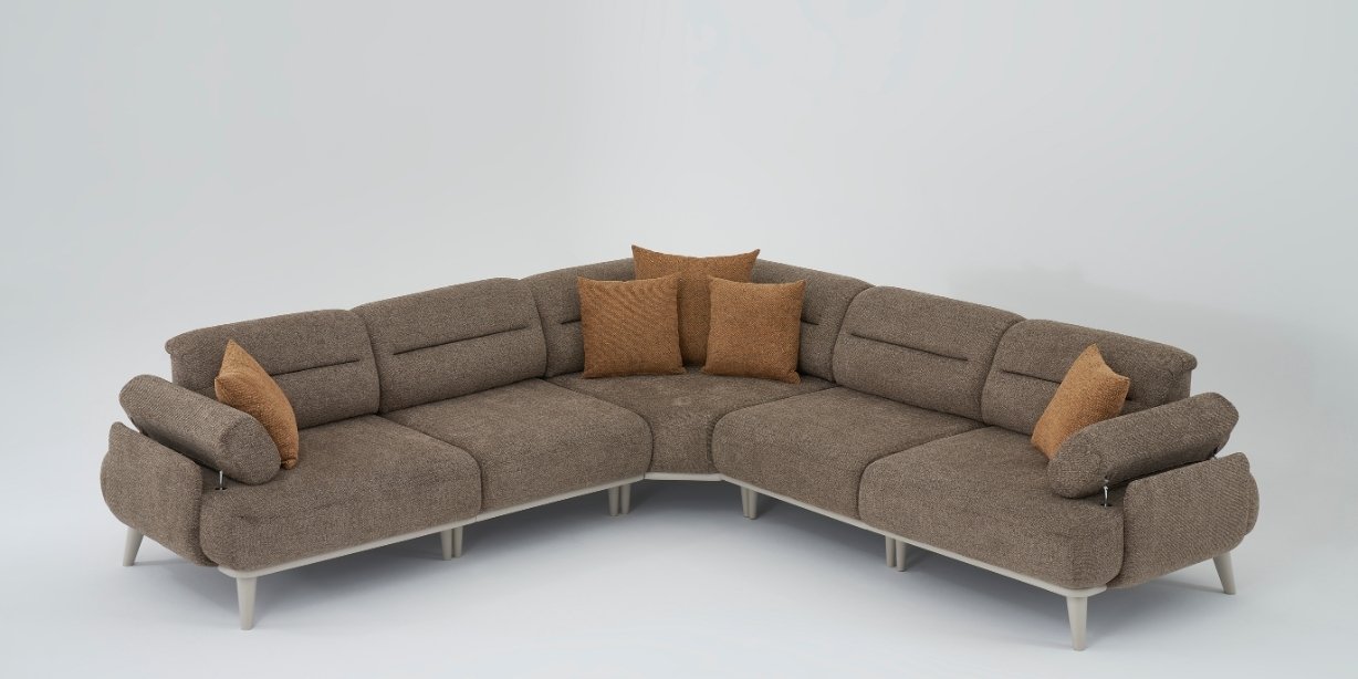 Madrid Köşe Koltuk Takımı Kol Mekanizmalı - İnegöl Mobilya
