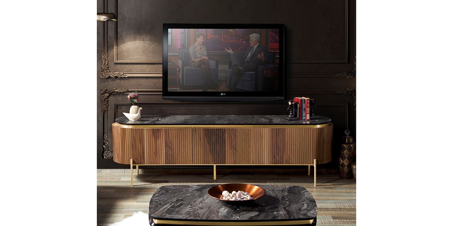 Tesla Tv Ünitesi Metal - İnegöl Mobilya