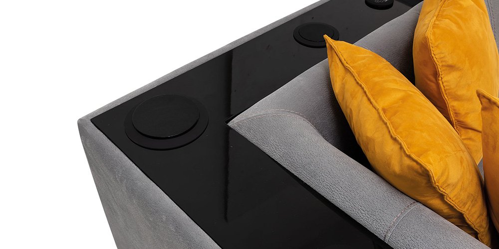 Diva Köşe Koltuk Takımı Gri - İnegöl Mobilya