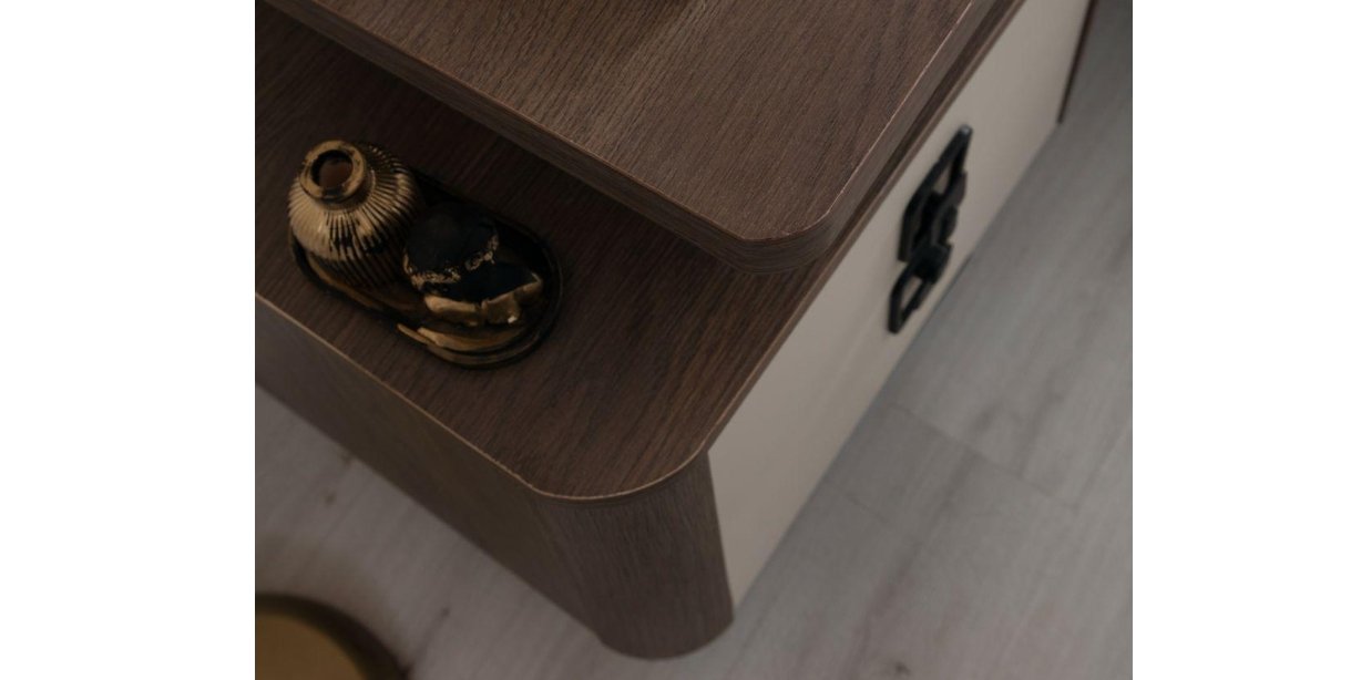 Prada Yatak Odası Takımı Koyu Ceviz - İnegöl Mobilya