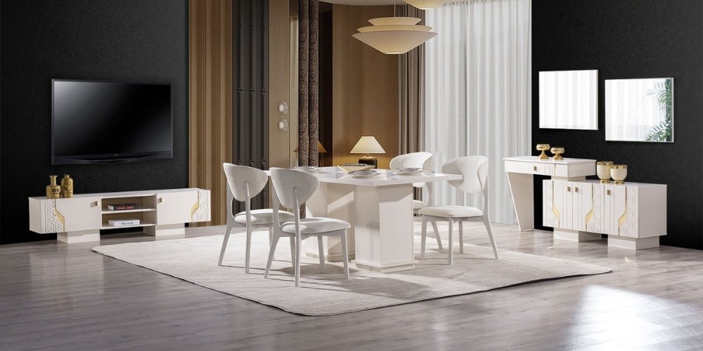 Elegance Yemek Odası Takımı - İnegöl Mobilya