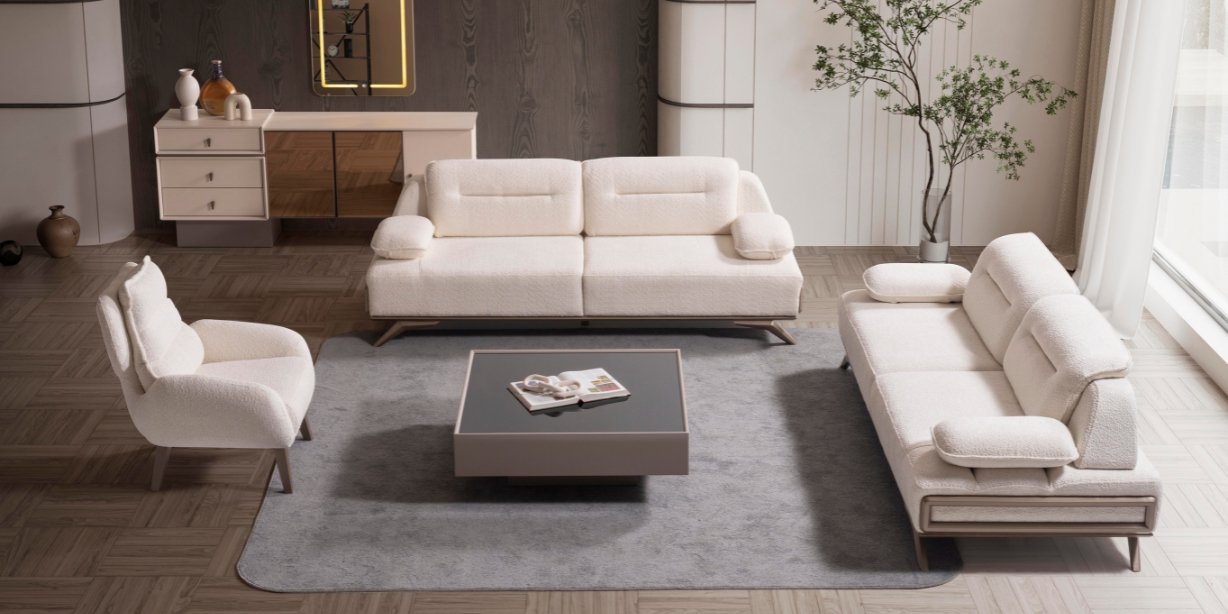 Loft Koltuk Takımı Ahşap - İnegöl Mobilya