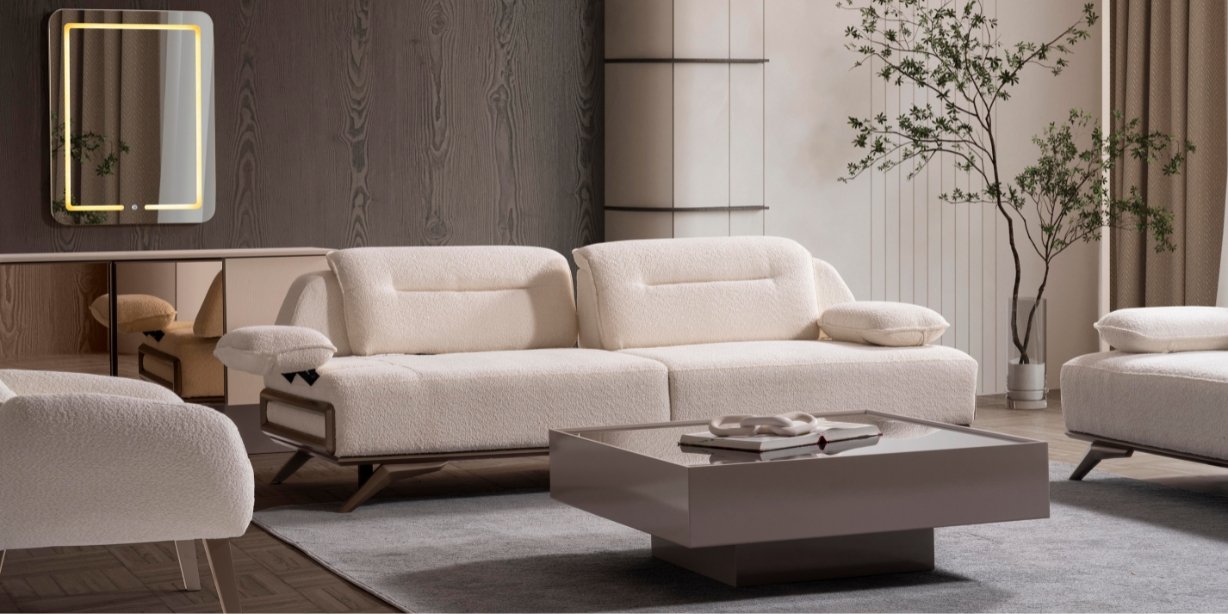 Loft Koltuk Takımı Ahşap - İnegöl Mobilya
