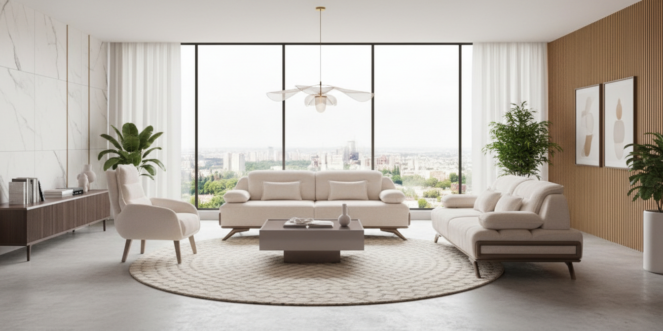 Loft Koltuk Takımı Ahşap - İnegöl Mobilya